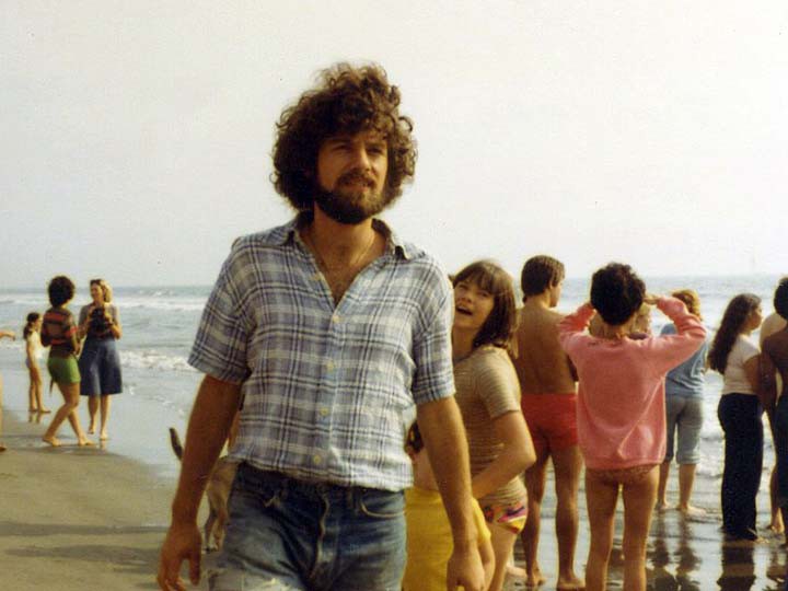 1976, Keith at Vineyard Fellowship beach baptism in So. Calif.