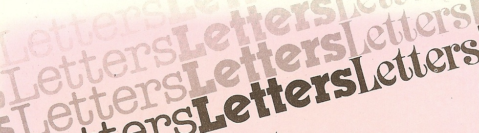 Letters pink background
