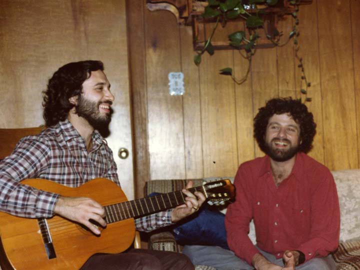 November 1981, Keith with good friend since teen years, Todd Fishkind.